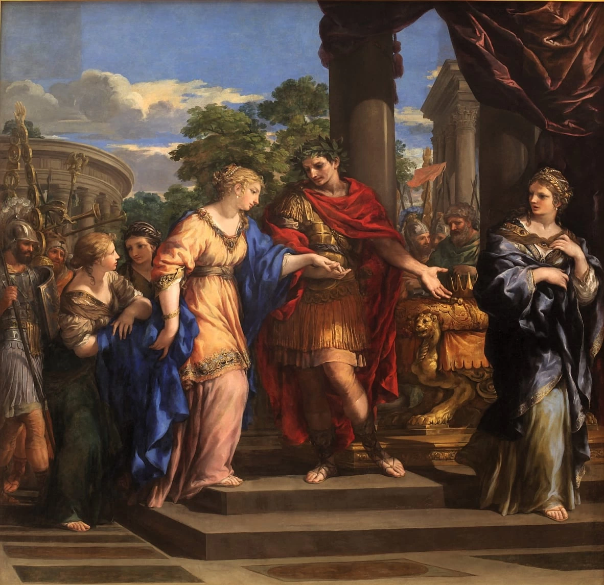Cesare regala a Cleopatra il trono egiziano - Musee des Beaux, Arts, Lyon
